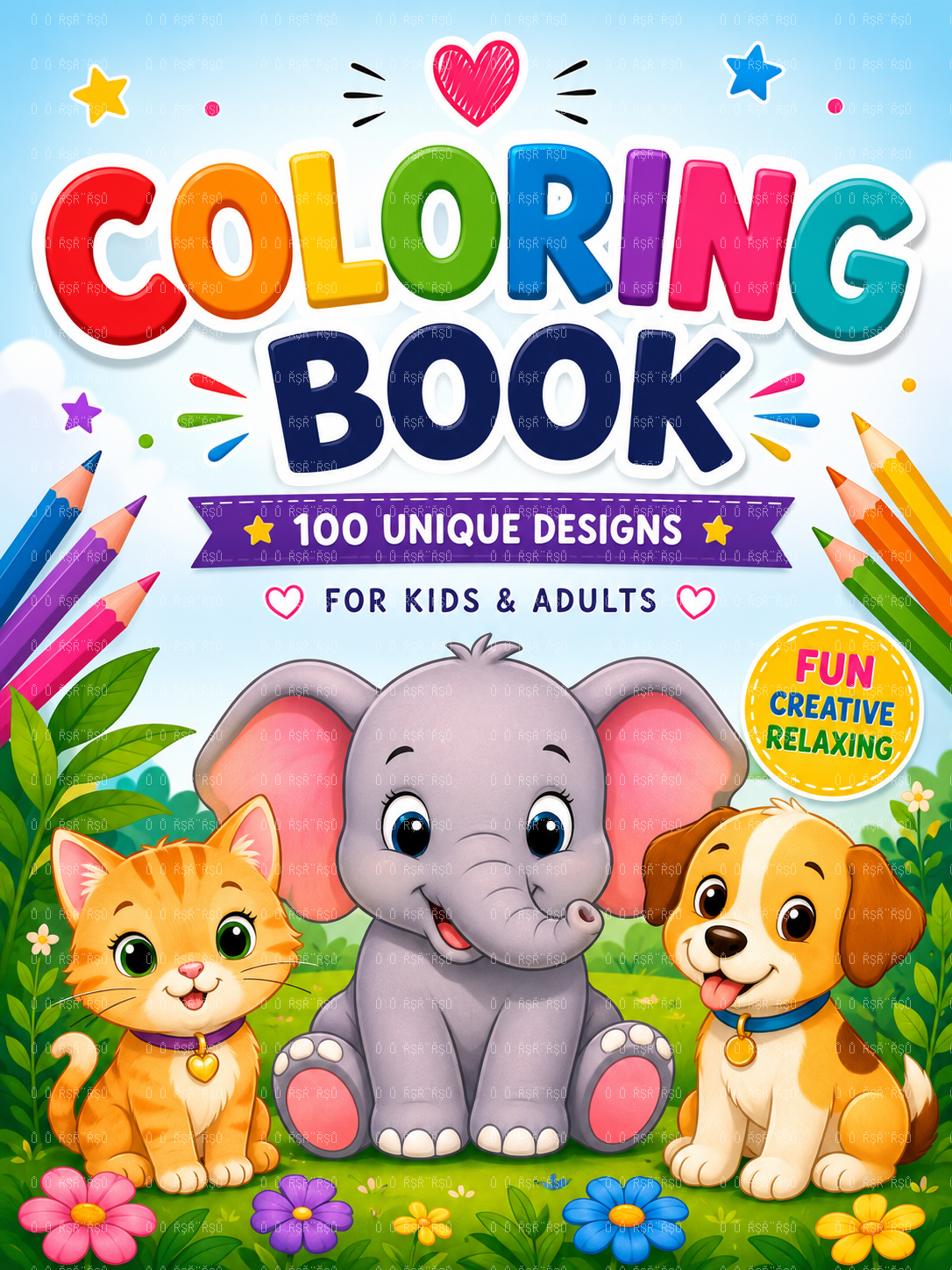 Coloring Book for Kids: Fun & Easy Coloring Book for Boys and Girls Ages 3–8